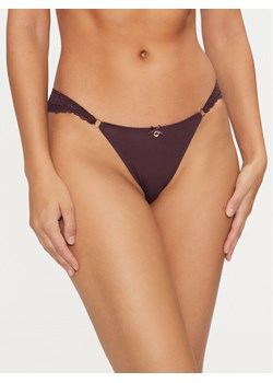 Emporio Armani Underwear Figi brazylijskie 164792 4F221 05093 Bordowy ze sklepu MODIVO w kategorii Majtki damskie - zdjęcie 182642898