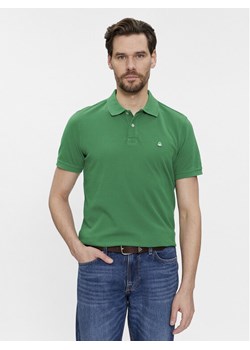 United Colors Of Benetton Polo 3089J3179 Zielony Regular Fit ze sklepu MODIVO w kategorii T-shirty męskie - zdjęcie 182642947