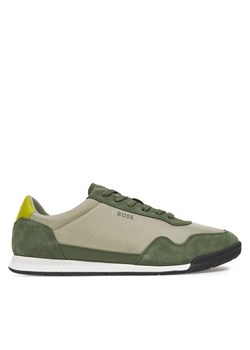 BOSS Sneakersy Titanium 50536524 Zielony ze sklepu MODIVO w kategorii Buty sportowe męskie - zdjęcie 182643028