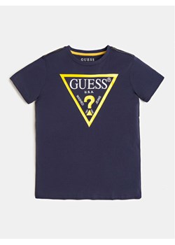 Guess T-Shirt L73I55 K8HM0 Granatowy Regular Fit ze sklepu MODIVO w kategorii T-shirty chłopięce - zdjęcie 182643037