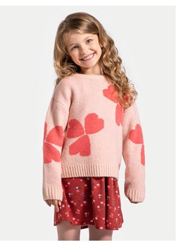 Coccodrillo Sweter ZC4172101HGK Różowy Regular Fit ze sklepu MODIVO w kategorii Swetry dziewczęce - zdjęcie 182643079