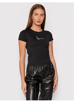 Karl Kani T-Shirt Small Signature 6138528 Czarny Regular Fit ze sklepu MODIVO w kategorii Bluzki damskie - zdjęcie 182643358