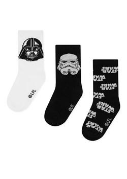 Star Wars Skarpety ACCCS-SS25-320SW(3-PACK) Czarny ze sklepu MODIVO w kategorii Skarpetki dziecięce - zdjęcie 182643436