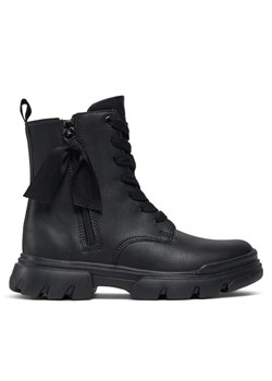 Geox Botki J Junette Girl J36HVG 000BC C9999 S Czarny ze sklepu MODIVO w kategorii Buty zimowe dziecięce - zdjęcie 182643455