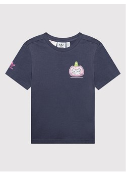 adidas T-Shirt KEVIN LYONS HF7539 Granatowy Regular Fit ze sklepu MODIVO w kategorii T-shirty chłopięce - zdjęcie 182643526