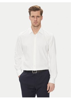 BOSS Koszula P-Hank 50503356 Biały Slim Fit ze sklepu MODIVO w kategorii Koszule męskie - zdjęcie 182643636