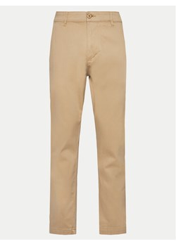 INDICODE Chinosy Kellen 60-336 Beżowy Slim Fit ze sklepu MODIVO w kategorii Spodnie męskie - zdjęcie 182643709