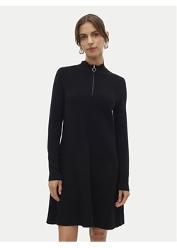 Vero Moda Sukienka dzianinowa Nancy 10309303 Czarny Loose Fit ze sklepu MODIVO w kategorii Sukienki - zdjęcie 182643789