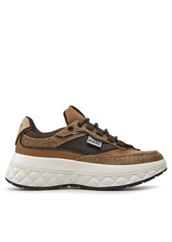 Guess Sneakersy Kyrki FLTKYR FAL12 Brązowy ze sklepu MODIVO w kategorii Buty sportowe damskie - zdjęcie 182643816
