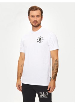 Plein Sport T-Shirt AADC MTK7940 STE001N Biały Regular Fit ze sklepu MODIVO w kategorii T-shirty męskie - zdjęcie 182643839