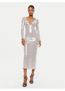 BARDOT Sukienka koktajlowa Verona 58859DB Srebrny Slim Fit ze sklepu MODIVO w kategorii Sukienki - zdjęcie 182643859