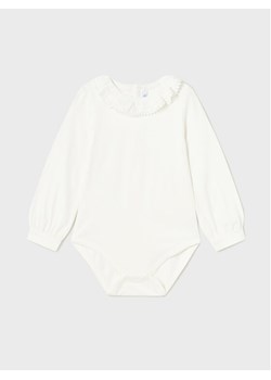 Mayoral Body 125 Écru Regular Fit ze sklepu MODIVO w kategorii Body niemowlęce - zdjęcie 182643878