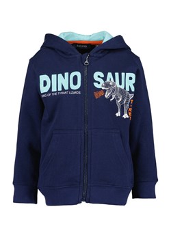 Blue Seven Bluza 864704 X Granatowy Regular Fit ze sklepu MODIVO w kategorii Bluzy chłopięce - zdjęcie 182643949