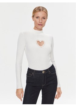 Guess Body W4RR6 0Z2YK2 Écru Slim Fit ze sklepu MODIVO w kategorii Bluzki damskie - zdjęcie 182643978