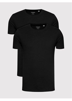 Jack&Jones Komplet 2 t-shirtów Basic Crew Neck 12133913 Czarny Regular Fit ze sklepu MODIVO w kategorii T-shirty męskie - zdjęcie 182644015