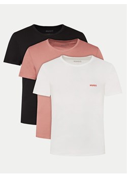 HUGO Komplet 3 t-shirtów 50532811 Kolorowy Regular Fit ze sklepu MODIVO w kategorii T-shirty męskie - zdjęcie 182644068