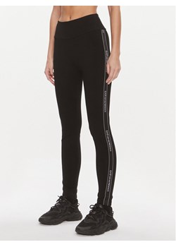 EA7 Emporio Armani Legginsy 3DTP69 TJ01Z 1200 Czarny Skinny Fit ze sklepu MODIVO w kategorii Spodnie damskie - zdjęcie 182644538