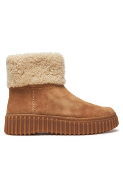 Clarks Botki Torhill Turn 26179563 Brązowy ze sklepu MODIVO w kategorii Botki - zdjęcie 182644835