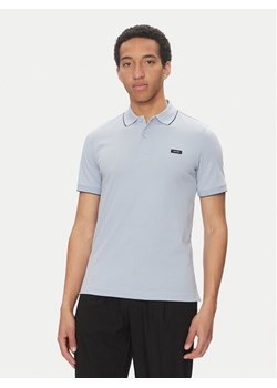 Calvin Klein Polo K10K112751 Niebieski Regular Fit ze sklepu MODIVO w kategorii T-shirty męskie - zdjęcie 182644856