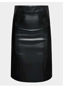 Gina Tricot Sukienka z imitacji skóry 21690 Czarny Slim Fit ze sklepu MODIVO w kategorii Sukienki - zdjęcie 182644886