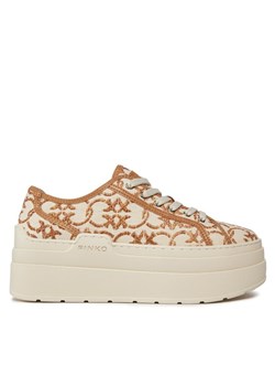 Pinko Sneakersy Greta 04 SS0013 T006 Beżowy ze sklepu MODIVO w kategorii Trampki damskie - zdjęcie 182644947