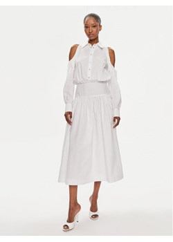 Pinko Sukienka koszulowa Hazzard 103630 A1X8 Biały Regular Fit ze sklepu MODIVO w kategorii Sukienki - zdjęcie 182644958