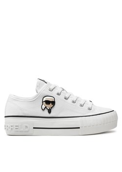 KARL LAGERFELD Trampki KL60424 Biały ze sklepu MODIVO w kategorii Trampki damskie - zdjęcie 182645005