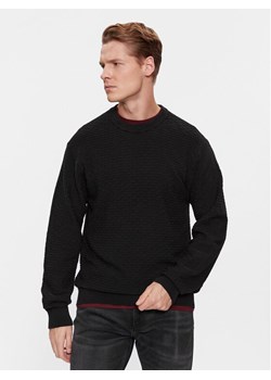 Hugo Sweter Sonderson 50500007 Czarny Regular Fit ze sklepu MODIVO w kategorii Swetry męskie - zdjęcie 182645065