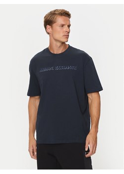 Armani Exchange T-Shirt 6DZTBD ZJ3VZ 1510 Granatowy Regular Fit ze sklepu MODIVO w kategorii T-shirty męskie - zdjęcie 182645105