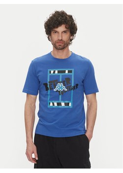 Kappa T-Shirt 351U8JW 741 Niebieski Regular Fit ze sklepu MODIVO w kategorii T-shirty męskie - zdjęcie 182645116