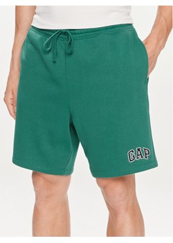 Gap Szorty sportowe 866764-01 Zielony Regular Fit ze sklepu MODIVO w kategorii Spodenki męskie - zdjęcie 182645128