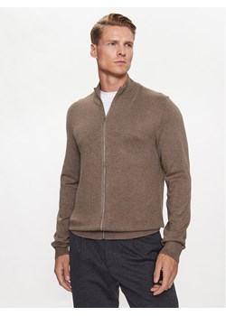 Lindbergh Sweter 30-800143 Beżowy Slim Fit ze sklepu MODIVO w kategorii Swetry męskie - zdjęcie 182645369