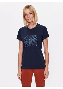 Helly Hansen T-Shirt 63341 Granatowy Regular Fit ze sklepu MODIVO w kategorii Bluzki damskie - zdjęcie 182645426