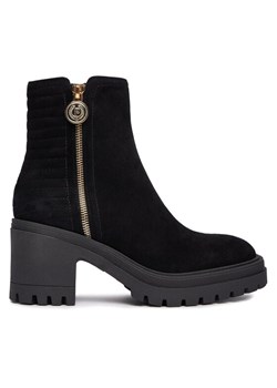 Pollini Botki SA21198G0HTA0000 Czarny ze sklepu MODIVO w kategorii Botki - zdjęcie 182645438