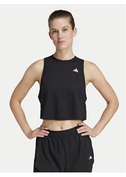 adidas Koszulka techniczna Train Essentials Boxy Workout JF1025 Czarny Regular Fit ze sklepu MODIVO w kategorii Bluzki damskie - zdjęcie 182645469