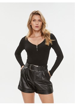 Morgan Sweter 232-MBANZA Czarny Slim Fit ze sklepu MODIVO w kategorii Swetry damskie - zdjęcie 182645535