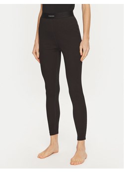 Calvin Klein Underwear Legginsy 000QS7220E Czarny Slim Fit ze sklepu MODIVO w kategorii Piżamy damskie - zdjęcie 182645565