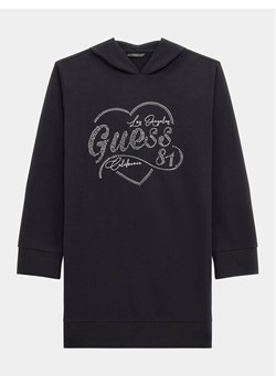 Guess Sukienka codzienna J4RK28 KA6R4 Czarny Regular Fit ze sklepu MODIVO w kategorii Sukienki dziewczęce - zdjęcie 182645587