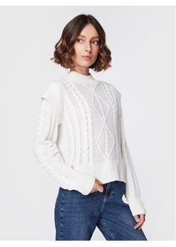 Brave Soul Sweter LK-248MAGGIE Écru Regular Fit ze sklepu MODIVO w kategorii Swetry damskie - zdjęcie 182645745