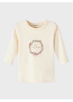 NAME IT Bluzka 13210028 Écru Regular Fit ze sklepu MODIVO w kategorii Kaftaniki i bluzki - zdjęcie 182645746