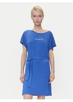 Emporio Armani Sukienka codzienna EW000783 AF12192 UA012 Niebieski Regular Fit ze sklepu MODIVO w kategorii Sukienki - zdjęcie 182645818