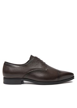 BOSS Półbuty Theon 50529257 10247993 01 Brązowy ze sklepu MODIVO w kategorii Buty eleganckie męskie - zdjęcie 182645987