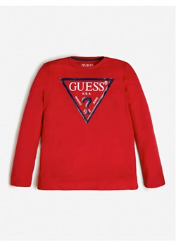 Guess Bluzka L84I29 K8HM0 Czerwony Regular Fit ze sklepu MODIVO w kategorii T-shirty chłopięce - zdjęcie 182646008