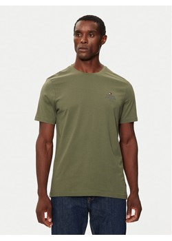 Tommy Hilfiger T-Shirt MW0MW36500 Zielony Regular Fit ze sklepu MODIVO w kategorii T-shirty męskie - zdjęcie 182646089