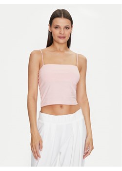 Gina Tricot Top 80827 Różowy Slim Fit - id: 0000304387234 - marki Gina Tricot - 182646185 Gina Tricot Top 80827 Różowy Slim Fit ze sklepu MODIVO w kategorii Bluzki damskie - zdjęcie 182646185
