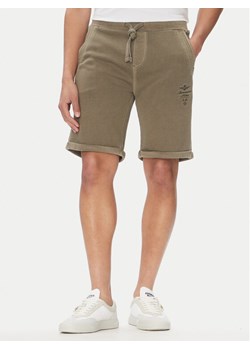 Aeronautica Militare Szorty sportowe 251BF016F583 Khaki Regular Fit ze sklepu MODIVO w kategorii Spodenki męskie - zdjęcie 182646209