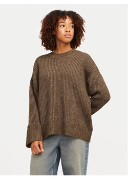 JJXX Sweter 12245453 Brązowy Relaxed Fit ze sklepu MODIVO w kategorii Swetry damskie - zdjęcie 182646227