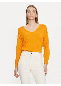 Morgan Sweter 241-MOLLI Pomarańczowy Regular Fit ze sklepu MODIVO w kategorii Swetry damskie - zdjęcie 182646337