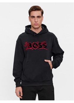 Boss Bluza Sullivan 119_Lny 50510129 Czarny Regular Fit ze sklepu MODIVO w kategorii Bluzy męskie - zdjęcie 182646355