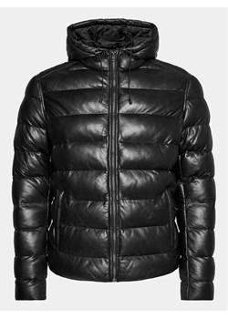 Serge Pariente Kurtka skórzana Warman Czarny Slim Fit - id: 0000303347635 - marki Serge Pariente - 182646386 Serge Pariente Kurtka skórzana Warman Czarny Slim Fit ze sklepu MODIVO w kategorii Kurtki męskie - zdjęcie 182646386